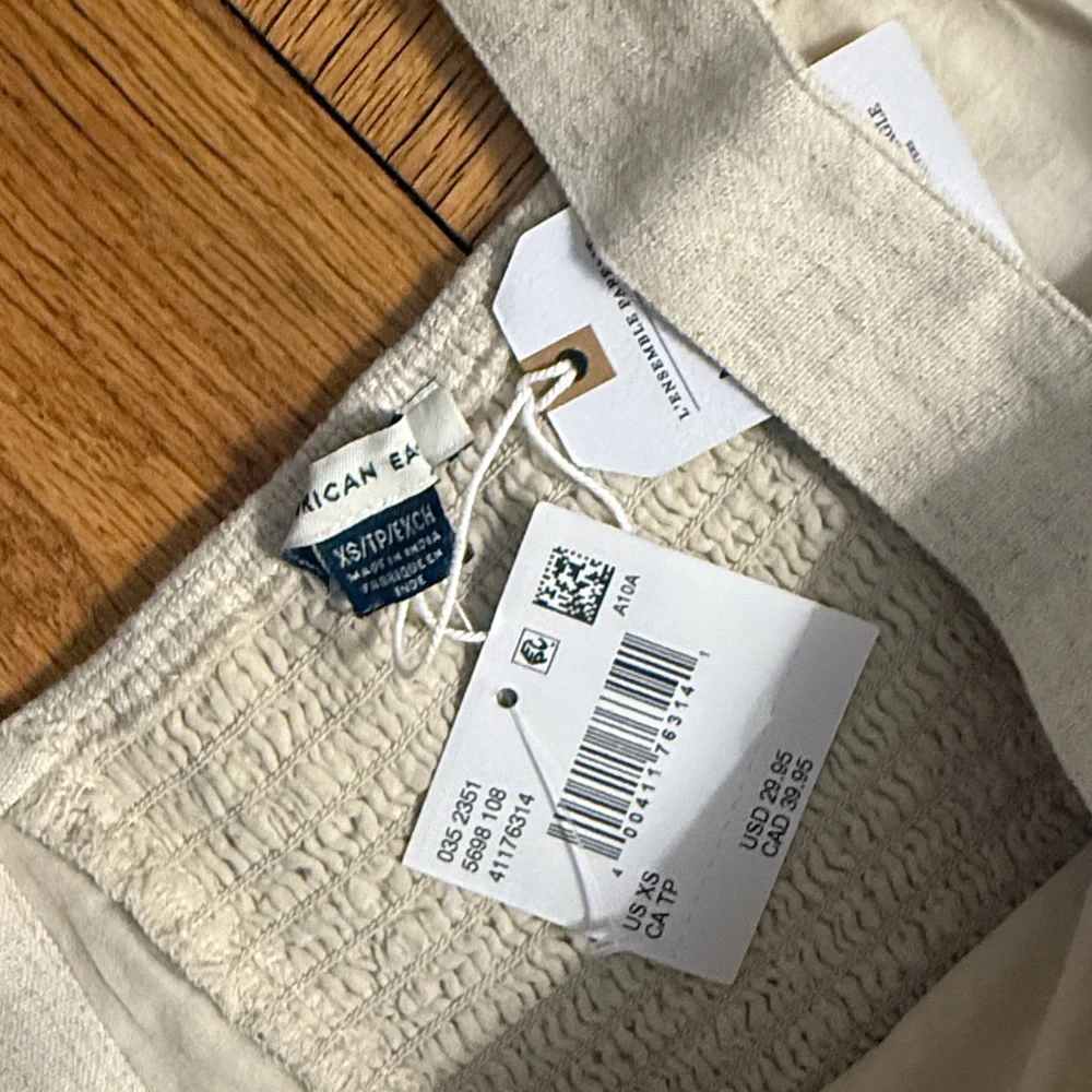 AE Cropped Linen Tank - Picture 6 of 9